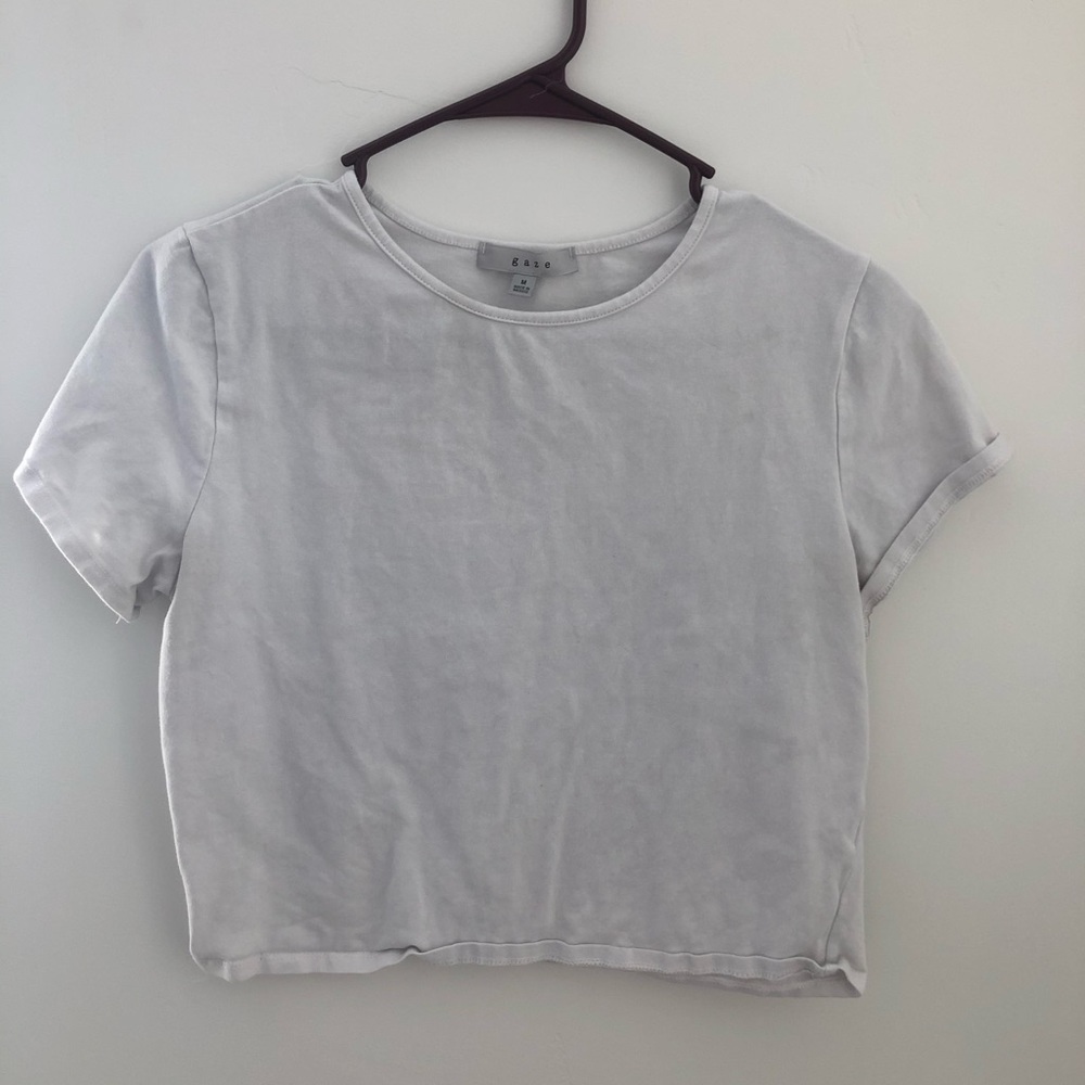 Fitted crop top